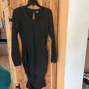 Simply YAS Dark Gray Long Sleeve Dress